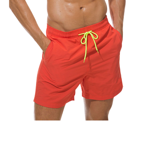 Shorts décontractés pour hommes personnalisés de haute qualité en polyester/coton, taille haute avec cordon de serrage, motif uni sur le devant, séchage rapide et respirant - Product Image 5