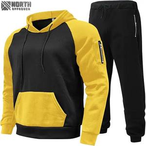 Survêtements délavés à l'acide pour hommes, respirants, coupe-vent, 100% coton, logo personnalisé, ensembles grandes tailles, styles Oem d'hiver - Product Image 1