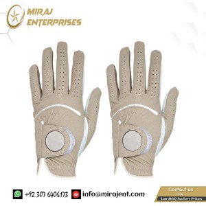 All Weather Grip Navy Khaki Red Small Medium Large XL Venta al por mayor Envío de la gota Pu Leather Soft Mens Guantes de golf Cabretta - Product Image 2