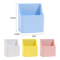 Boîte de rangement magnétique en plastique, organisateur de tableau blanc, support pour marqueur à craie, gomme et ustensiles de cuisine