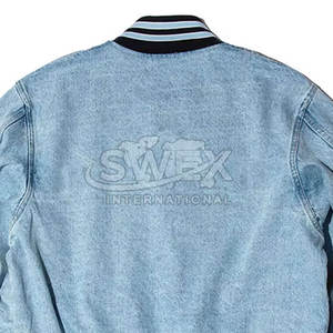 Chaqueta Universitaria de Diseño Único y Calidad Superior para Hombre, Chaqueta Universitaria de Invierno de Mezclilla al Mejor Precio - Product Image 6