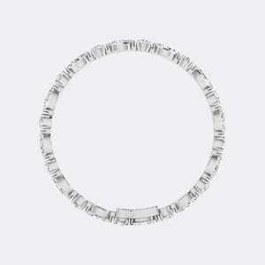 Bracelet tennis en diamant serti à griffes, forme marquise et ronde, 9,24 CTW, or 14 carats, diamants de laboratoire de formes mixtes, bijoux pour femmes - Product Image 5