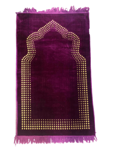Tapis de prière turc de qualité supérieure motif magnifiquement imprimé tapis de prière confortable prix de gros tapis de prière de voyage portable - Product Image 6