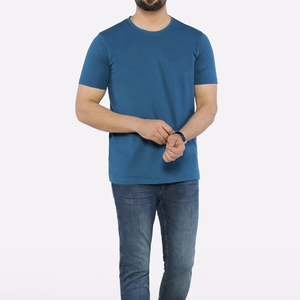 2025 sur mesure en gros T-shirts pour hommes avec un tissu de qualité supérieure séchage rapide respirant à manches courtes T-shirt avec logo personnalisé - Product Image 6