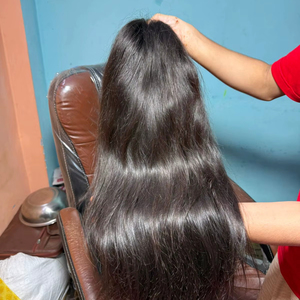 Cheveux indiens en vrac et double trame textures de cheveux naturels droits, ondulés et bouclés cheveux humains bruts non traités en vrac pour tresser la trame - Product Image 1