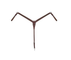 Collier de poitrine en cuir de selle Western pour chevaux Trail Pleasure Tooled Black Barrel Roping Plastron - Product Image 2