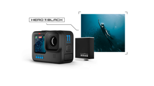 กล้องแอคชั่น GoPro HERO 11 Black Mini รุ่นดั้งเดิม ความละเอียด 5.3K60 พร้อมระบบ HyperSmooth 5.0  ขาตั้งคู่แบบนิ้วมือ น้ำหนักเบาเพียง 133 กรัม กล้องกีฬากันน้ำ - Product Image 3