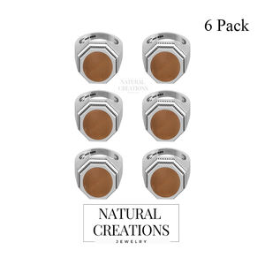 Bague ovale en argent sterling 925 pour homme, sertie de quartz fumé classique, faite à la main, cadeau unique pour lui, anniversaire, fête - Product Image 2