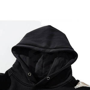 Novedad, Sudadera con Capucha Extra Grande para Hombre, Informal, de Alta Calidad, Invierno, Sólida, 100% Algodón, Impresión Digital, Transpirable - Product Image 3