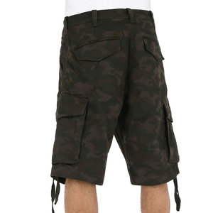 Shorts d'été personnalisés pour hommes en toile respirante, service OEM, 100 % coton, motif uni, taille élastique, décontracté - Product Image 2