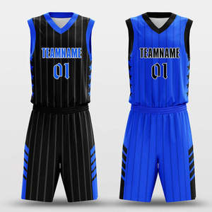 Conjunto de Uniforme de Baloncesto Transpirable Personalizado de Talla Grande, Camisetas y Pantalones Cortos Sublimados al por Mayor, Servicio OEM, 100% Poliéster - Product Image 1