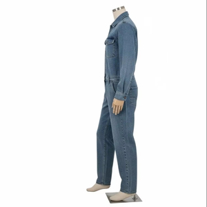 Combinaison à imprimé numérique lavée antistatique, tissu doux, respirant, une pièce, ajustement confortable, vêtements pour femmes, tenue tendance - Product Image 4