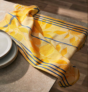 Juego de paños de cocina de algodón gris oscuro, colgantes, con diseños geométricos de círculos y rayas, disponibles a precios de mayoreo. - Product Image 6