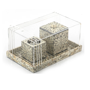 Top Selected Ramadan <b>Eid</b> Decor Set Mother of Pearl Inlay Mubkhar Incense burner Bukhoor burner for Ramadan <b>Eid</b> <b>Gifts</b> - Product Image 1