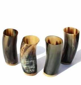 Cow Horn Viking <b>Beer</b> & Wine Mug Cocktail Glass Drinking Cup Tanka Handmade Eco-Friendly Dishwasher Safe Wedding Modern Luxury - Product Image 3
