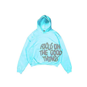 Sudadera con Capucha de Invierno de Alta Calidad, Transpirable, de Algodón/Poliéster, con Estampado Puff, Diseño Sólido, Servicio OEM, Sudaderas al por Mayor - Product Image 4