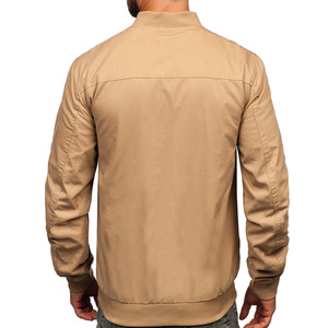 ขายส่งราคาสมเหตุสมผลผ้าไหมขนาดใหญ่ผู้ชายแจ็คเก็ตเครื่องบินทิ้งระเบิด/คุณภาพดีที่สุดโลโก้ของคุณเองบุรุษลงแจ็คเก็ตเครื่องบินทิ้งระเบิด - Product Image 2