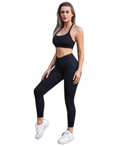 Ensemble de yoga respirant 5Xl grande taille vêtements d'entraînement 2 pièces bout à bout serré Fitness femmes vêtements de yoga ensemble grande taille - Product Image 6