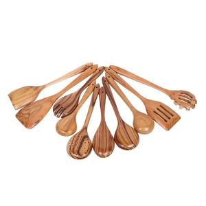 Spatule en bois de qualité supérieure, finition naturelle, résistante à la chaleur, ustensile pour la cuisine à domicile, disponible pour la distribution mondiale - Product Image 4