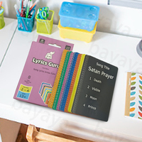 Cartes à jouer personnalisées en papier écologique Outils d'apprentissage éducatifs amusants pour les enfants Braille Musique Chant Flashcards