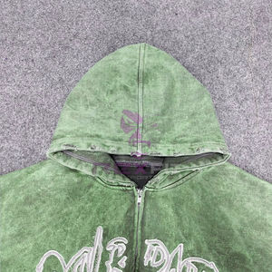 Top vente votre propre logo le plus demandé sweat à capuche zippé Puff imprimé fabriqué en usine sweats à capuche à bas prix hommes sweats à capuche pour hommes - Product Image 2