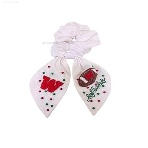 Moda personalizada con cuentas Scrunchies Taylor Swift accesorio para el cabello indio bordado a mano scrunchies semillas con cuentas scrunchies - Product Image 5