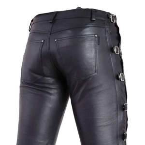 กางเกงหนังผู้ชายพรีเมียมสั่งตัดได้ สวมใส่สบาย สไตล์ลำลองแนวสตรีท ดีไซน์โดดเด่น-ขายส่งจากโรงงานโดยตรง - Product Image 5