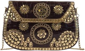 กระเป๋าโลหะลายโมเสกสำหรับผู้หญิงใส่ไปงานปาร์ตี้ รุ่น GC-BG-498 มีจำหน่ายในราคาที่ดีที่สุดจาก LUXURY CRAFTS - Product Image 6