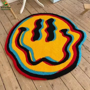 Alfombra de Lana con Diseño de Garfield, Alfombra de Lana Suave y Afelpada Hecha a Mano para Dormitorio Infantil, Guardería, Sala de Juegos y Pisos Aptos para Mascotas - Product Image 4