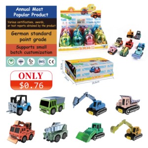 Ensembles de voitures miniatures en alliage moulé sous pression à rétrofriction, échelle 1:<span class=keywords><strong>64</strong></span>, unisexe, styles variés, emballage Gashapon, pour présentation aux marchés de brochette et jouets cadeaux - Product Image 1