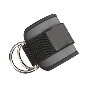 Nouvelles protections de cheville réglables en néoprène antidérapantes à double anneau de qualité supérieure pour la musculation - Utilisation unisexe pour adultes - Product Image 4