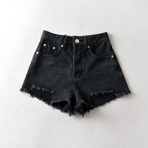 Top qualité été jean Shorts pour femmes 2025 personnaliser nouveau lavé femmes Shorts Design classique en détresse Denim Shorts - Product Image 3