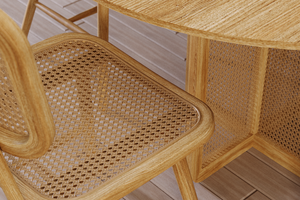 Chaise de salle à manger en bois massif 100% au design minimaliste de haute qualité pour meubles d'appartement et meubles d'intérieur - Product Image 5