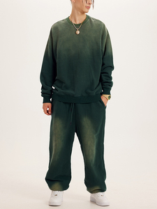 100% bonne qualité EM Hiphop col épais coton organique sweat à col rond hommes sur mesure de haute qualité sweats à capuche de qualité supérieure - Product Image 4