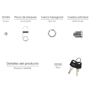 Serratura di Ricambio per Cassetta Postale - Product Image 3