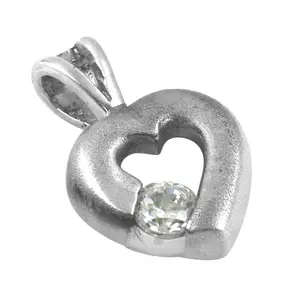 สร้อยคอจี้เพชรทรงหัวใจแบบช่างฝีมือ - ของขวัญที่สมบูรณ์แบบสำหรับเธอ - Product Image 3