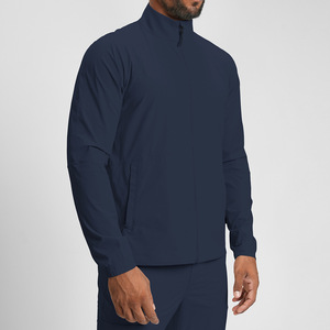 OEM <b>Men</b>’s Custom <b>Lightweight</b> Sports <b>Jacket</b> Warm Long Sleeve Zipper Coat Gym Fitness Activewear Casual Outdoor Sportswear - Product Image 5