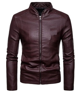Vestes en cuir de qualité supérieure Mode d'extérieur élégante Veste en cuir de motard d'extérieur imperméable Prix raisonnable - Product Image 4