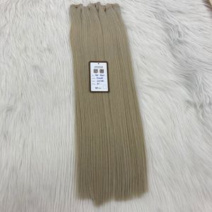 Cheveux naturels Remy de couleur cendré de 20 pouces trame plate de qualité de luxe sans perte ni enchevêtrement origine vietnamienne - Product Image 3