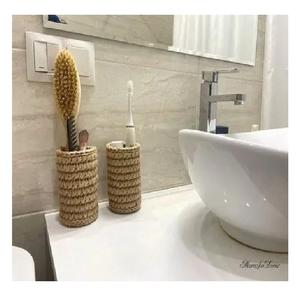 Top Selling <b>Round</b> Jute Storage <b>Basket</b> Kitchen Plain Pattern Ecofriendly Reusable Multipurpose Natural Fiber Organizer Wholesale - Product Image 1