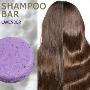 Handmade Organic Lavender Shampoo Bar Private Label Anti-Dandruff Nourishing Moisturizing Refreshing Solid Vegan 60g 2-in-1 - Product Image 4