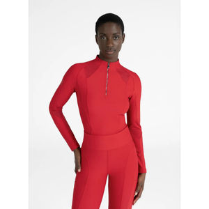 Haut d'équitation respirant à séchage rapide, évacuant l'humidité, confortable, flexible pour femmes, chemise d'équitation équestre - Product Image 1