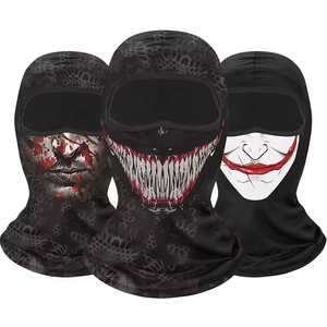 Custom Logo Print Striped Common <b>Ski</b> One-hole Full Face <b>Balaclava</b> Unisex Adjustable High Quality Multi-function Wholesale - Product Image 5
