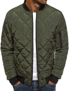 Blouson bombardier matelassé uni sur mesure pour femmes sur mesure de couleur unie vente en gros de vestes matelassées élégantes d'entraînement pour femmes minces - Product Image 4