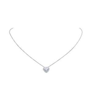 Collar Elegante con Diamante Corte Corazón Majestic, 1.75 Ct, F VS1, Diamante Cultivado en Laboratorio, en Oro Blanco de 18K, para Fiesta de Compromiso - Product Image 2