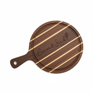 Planche à découper en bois d'acacia de qualité supérieure, fabriquée à la main par des artisans, design rectangulaire personnalisé, épaisseur de 1,5 cm, passe au lave-vaisselle - Product Image 5