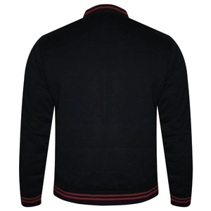 Chaqueta Deportiva con Botones de Retazos para Hombre y Mujer, Chaqueta de Béisbol Personalizada con Manga de Cuero, Novedad, Unisex - Product Image 5