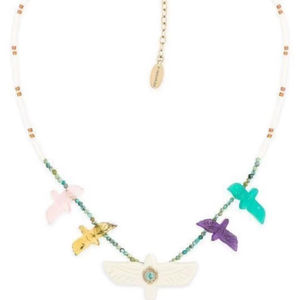 Artisanat de qualité collier de perles de rocaille multi-longues à la mode col en v bijoux de perles cadeau ethnique pour femmes et hommes - Product Image 1