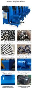 Machine à fabriquer du charbon de bois en briquettes, prix, extrudeuse à vis pour la transformation de la biomasse, paille, sciure de bois, déchets de bois, coques de riz - Product Image 4