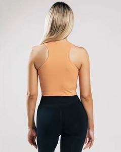 Camiseta de tirantes unisex para mujer Tela de algodón de diseño liso Proveedor OEM al por mayor - Product Image 3